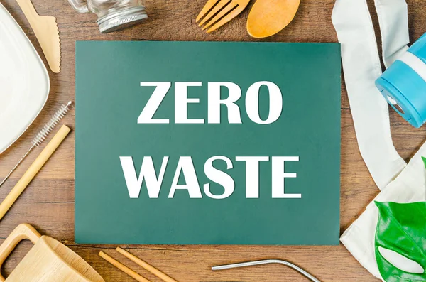 Konsep zero waste. — Stok Foto