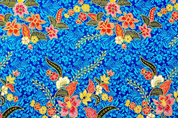 Hermosa Del Arte Patrón Textil Batik Que Convierten Ropa Tradicional — Foto de Stock