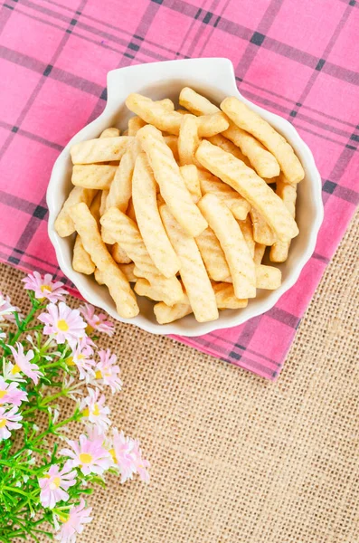 Crunchy Prawn Crackers Cup — Stock Photo, Image