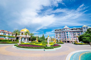 Chonburi Pattaya, Tayland - 10 Eylül 2016: Baan sukhawadee, Çin geleneksel müzesi, Chonburi, Tayland.
