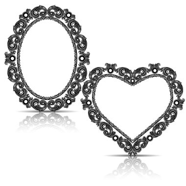 çerçeve için resim ya da fotoğraf gölge beyaz arka plan üzerinde oyulmuş siluet