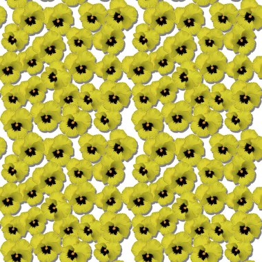 çiçekler Menekşe ile Seamless Modeli