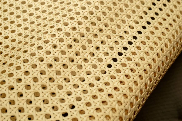 Rattan mobilyalar için sarı hasır ağ