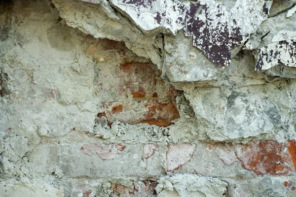 백벽의 구조를 벽돌로 수있다 — 스톡 사진