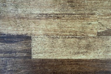 Zeminde plastikten yapılmış ahşap parke dokusu