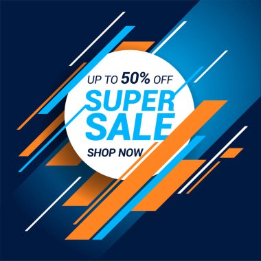 Satış afişi şablonu tasarımı