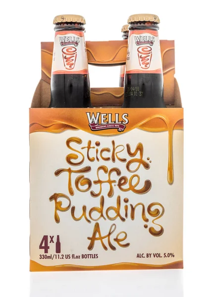 Winneconne Juni 2018 Eine Sixpack Brunnen Klebriger Toffee Pudding Ale — Stockfoto