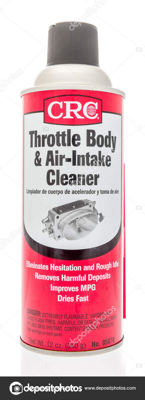 CRC Throttle Body & Air-Intake Cleaner, 12 Oz., 05078 