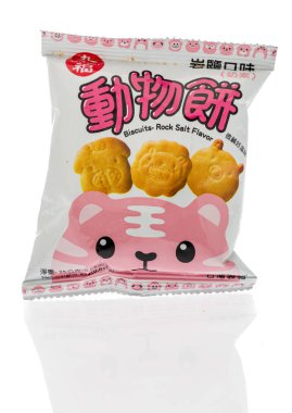 Winneconne, Wi - 20 Ağustos 2018: Cho Fu bir paket cips Tawain izole bir arka plan üzerinde