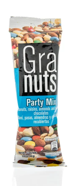 Winneconne August 2018 Package Gra Nuts Party Mix Colombia Isolated — Stock Photo, Image