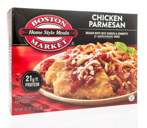 Winneconne Septiembre 2018 Una Caja Comidas Caseras Estilo Boston Market — Foto de Stock