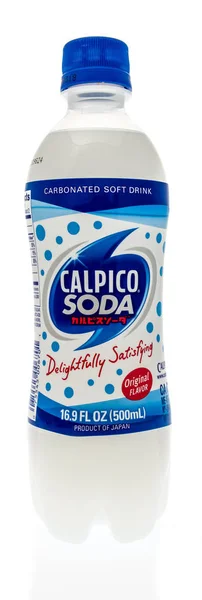 Winneconne Ottobre 2018 Una Bottiglia Soda Calpico Dal Sapore Originale — Foto Stock