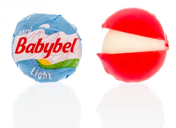 Winneconne Oktober 2018 Ein Paket Mit Mini Babybel Käse Auf — Stockfoto