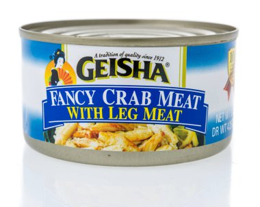 Winneconne, Wi - 11 Kasım 2018: A geyşa fantezi Yengeç eti izole bir arka plan üzerinde.