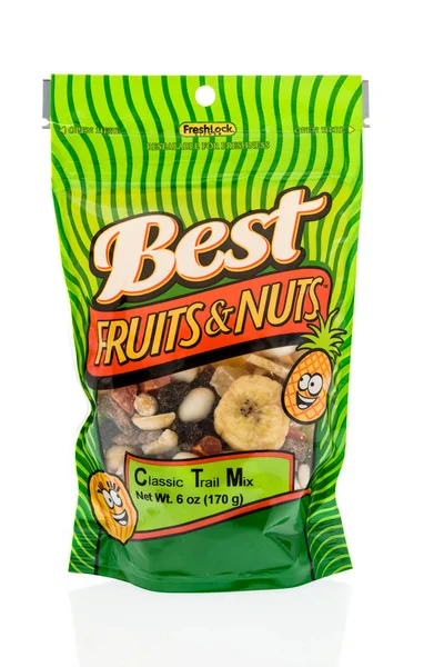 Winneconne Novembre 2018 Pacchetto Best Fruit Nuts Trail Mix Uno — Foto Stock