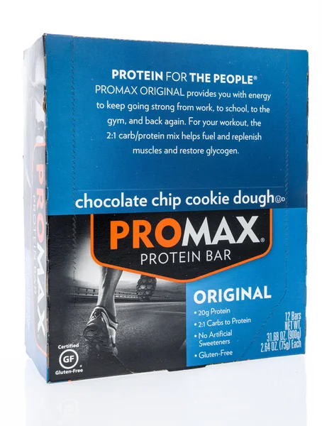 Winneconne December 2018 Package Promax Protein Bar Isolated Background — Stock Photo, Image