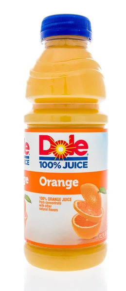 Winneconne Février 2019 Une Bouteille Jus Orange Dole Sur Fond — Photo