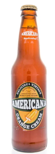 Winneconne Februar 2019 Eine Flasche Americana Orange Cream Soft Drink — Stockfoto