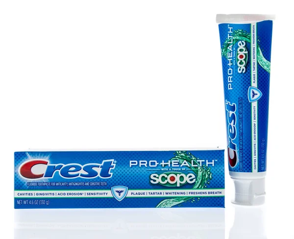 Package of the crest toothpaste — Stock Editorial Photo © homank76