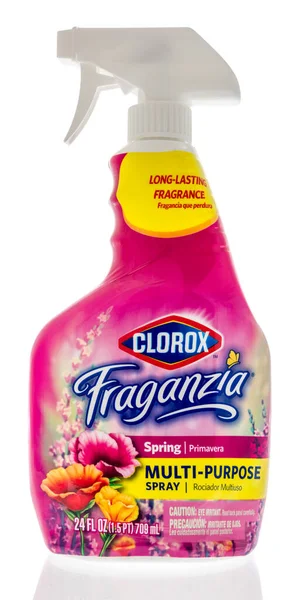 Winneconne June 2020 Package Clorox Fraganzia Multi Purpose Spray Cleaner — 图库照片