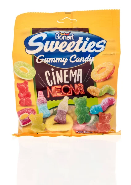 Winneconne August 2020 Ein Paket Bonart Süßigkeiten Gummibonbons Auf Einem — Stockfoto