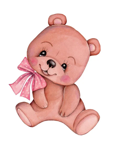 분홍색 귀엽고 귀여운 배경에 고립되어 있습니다 어린이들의 디자인과 장식을 스케치 — 스톡 사진