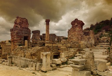 Türkiye'de Ephesus Harabeleri                               