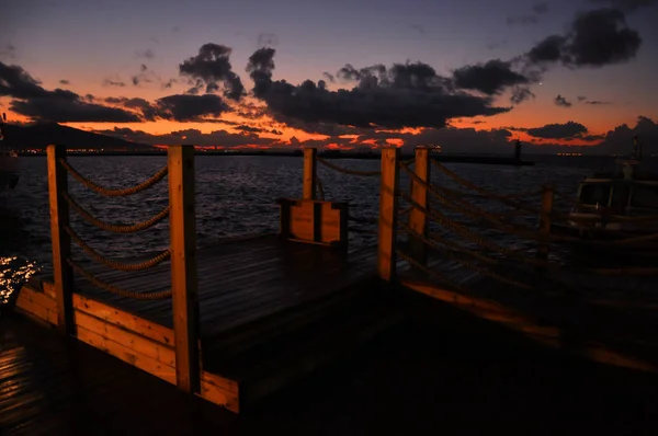 Sunset View Pier — Stock Photo, Image