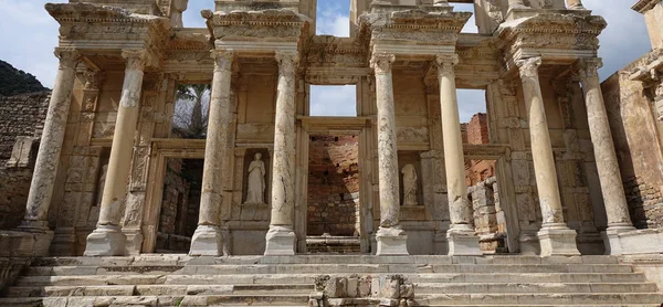 Zříceniny Efesu Turecku — Stock fotografie
