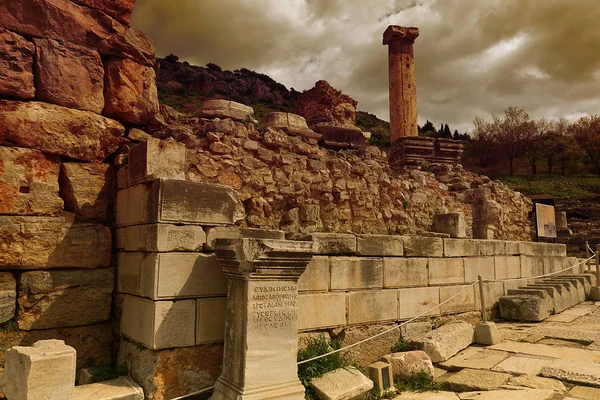 Ephesus Ruinerna Turkiet — Stockfoto