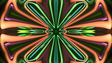 Soyut kaleidescopic Kulübü, parti, sahne neon ışıkları