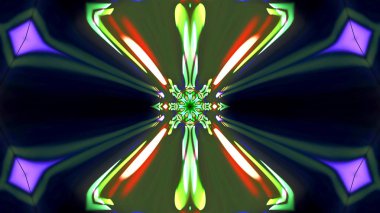 Soyut kaleidescopic Kulübü, parti, sahne neon ışıkları