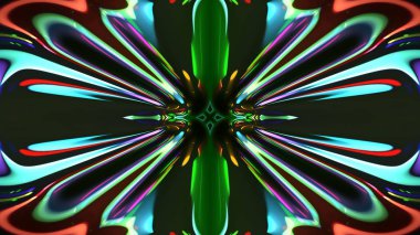 Soyut kaleidescopic Kulübü, parti, sahne neon ışıkları