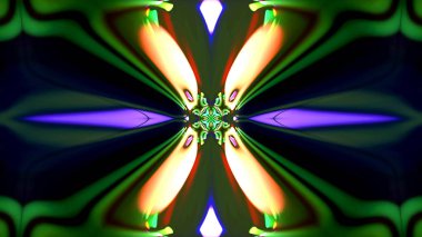 Soyut kaleidescopic Kulübü, parti, sahne neon ışıkları