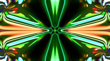 Soyut kaleidescopic Kulübü, parti, sahne neon ışıkları