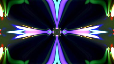 Soyut kaleidescopic Kulübü, parti, sahne neon ışıkları