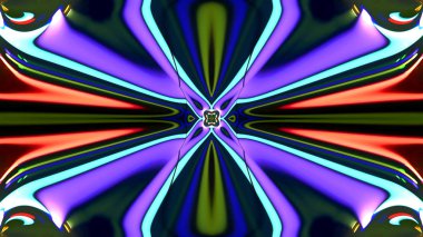 Soyut kaleidescopic Kulübü, parti, sahne neon ışıkları