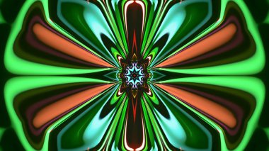 Soyut kaleidescopic club, parti, sahne, neon ışıkları 