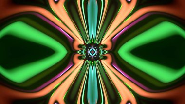 Soyut kaleidescopic club, parti, sahne, neon ışıkları 