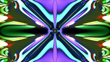 Soyut kaleidescopic club, parti, sahne, neon ışıkları 