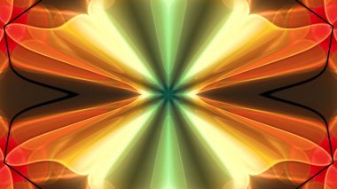 Soyut kaleidescopic club, parti, sahne, neon ışıkları 