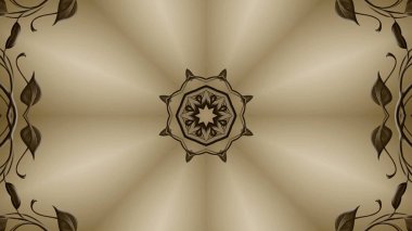 Zarif arka plan ile çiçek öğeleri