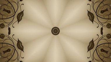 Zarif arka plan ile çiçek öğeleri