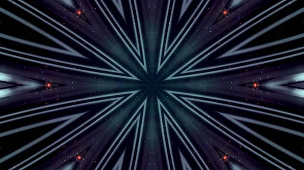 Fondo Futurista Estrellado Espacio Caleidoscópico Abstracto —  Fotos de Stock