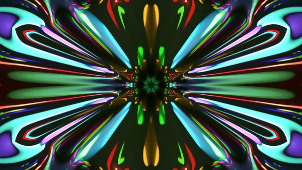 Soyut kaleidescopic Kulübü, parti, sahne neon ışıkları