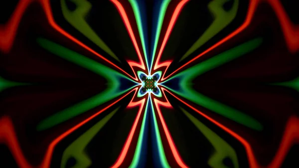 Abstract Kaleidescopic Club Party Stage Neon Lights — стоковое фото