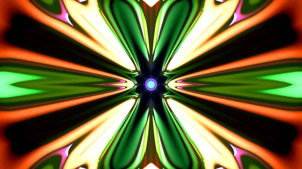 Soyut kaleidescopic club, parti, sahne, neon ışıkları 