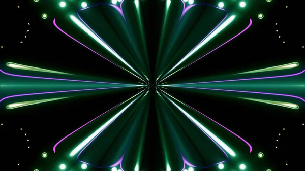 Abstract Background Kaleidoscopic Blurred Lights — Stock Photo, Image