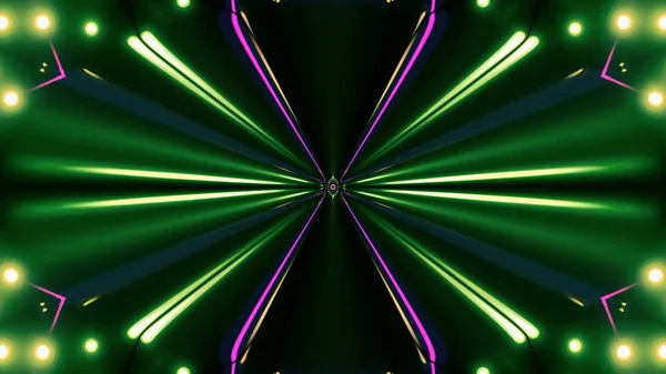 Abstract Background Kaleidoscopic Blurred Lights — Stock Photo, Image