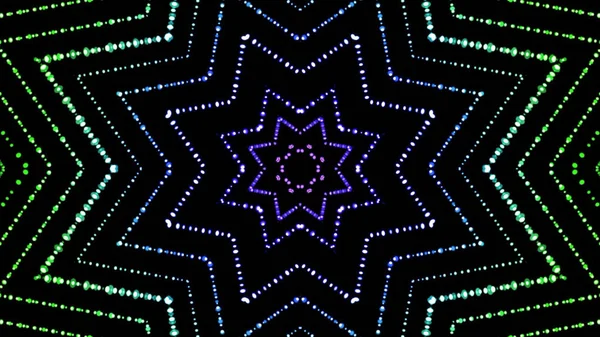 Abstrakter Hintergrund Kaleidoskopisch Verschwommener Lichter — Stockfoto